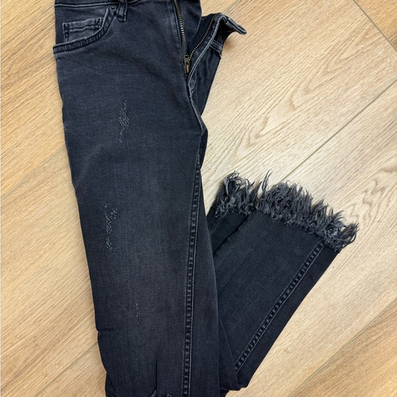 Free People Fringe Black Jeans - Picture 3 of 3